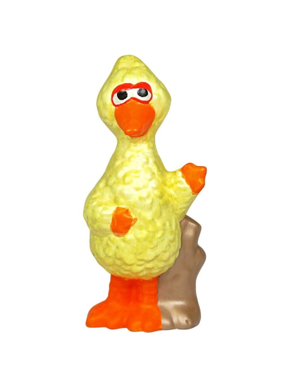Vintage Big Bird Ceramic Figurine - Hand‑Painted, 6½" - 1970s-80s Gorham Style